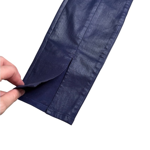 L'Agence Jyothi High Rise Split Ankle Jean Midnight Coated - Picture 4 of 6